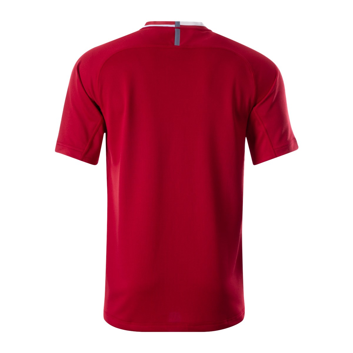 Canterbury Teamwear Hooped Evader Rugby Shirt Red/White - Front