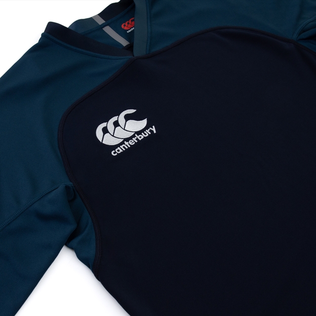 Canterbury Mens Teamwear Evader Plain Rugby Match Shirt - Navy -
