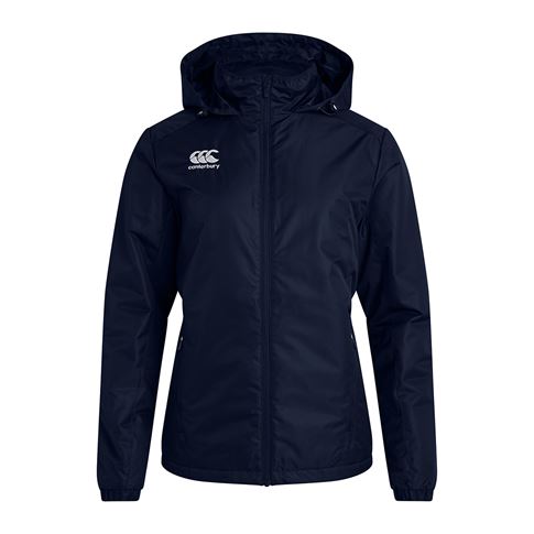 Canterbury Womens Club Vaposhield Stadium Jacket Navy - Front