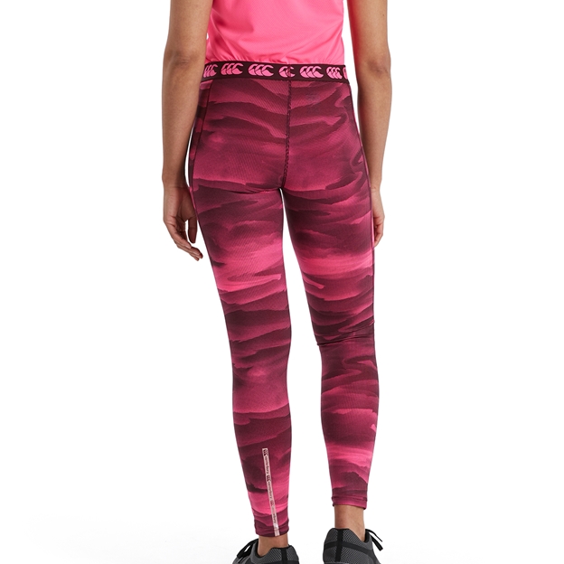 Canterbury Womens Vapodri Leggings - Winetasting - Back