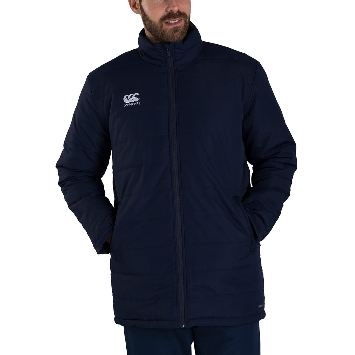 Canterbury Club Thermoreg Padded Jacket Navy - Front