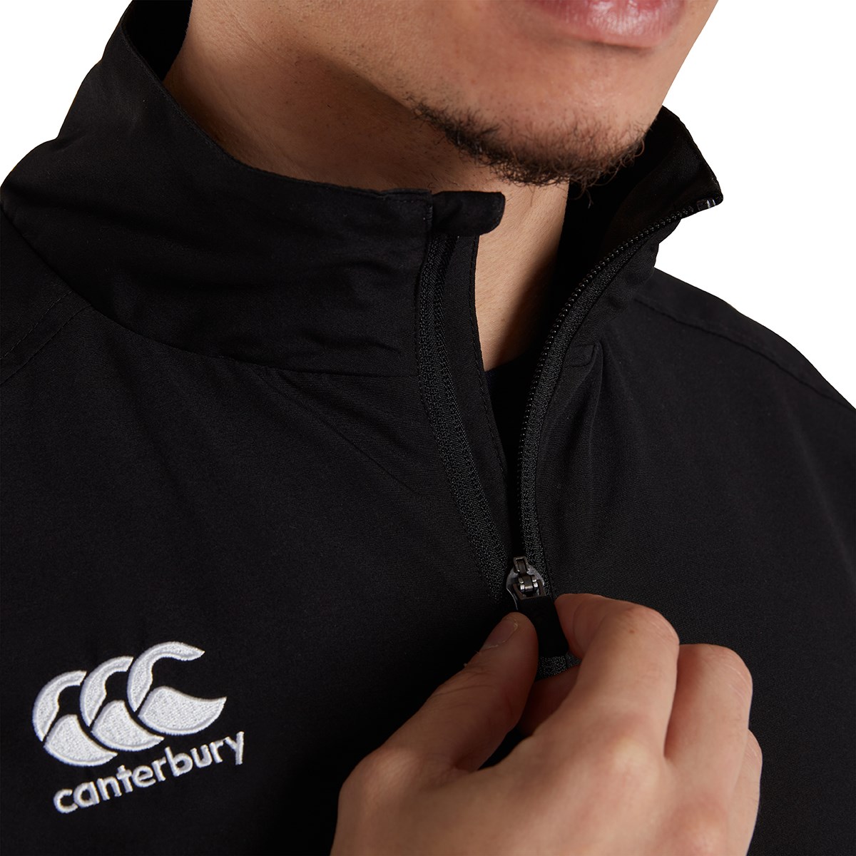 Canterbury Club Track Jacket Black - Model