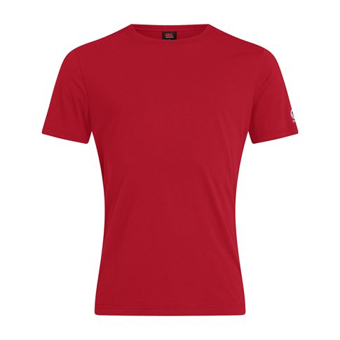 Canterbury Club Plain Tee Red - Front