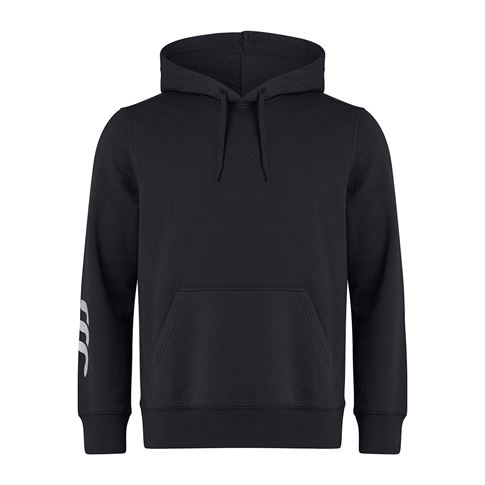 Canterbury Club Hoodie Black Kids - Front