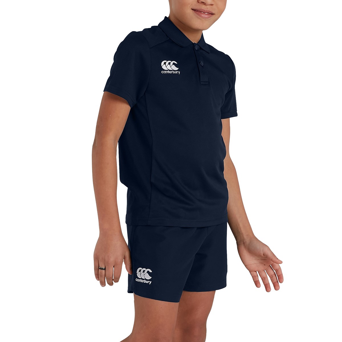 Canterbury Club Training Polo Navy Kids - Front