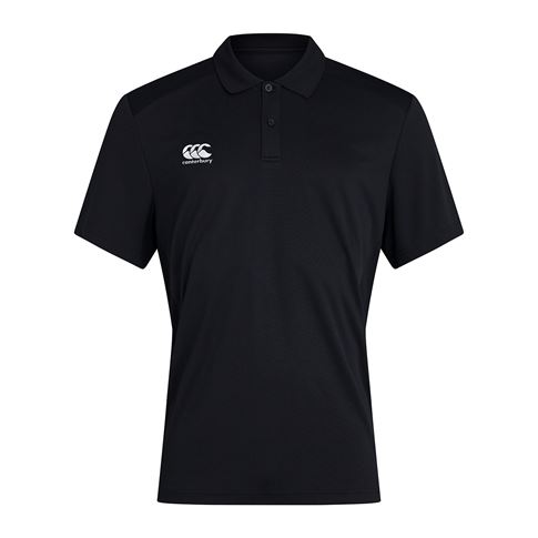 Canterbury Club Training Polo Black Kids - Front