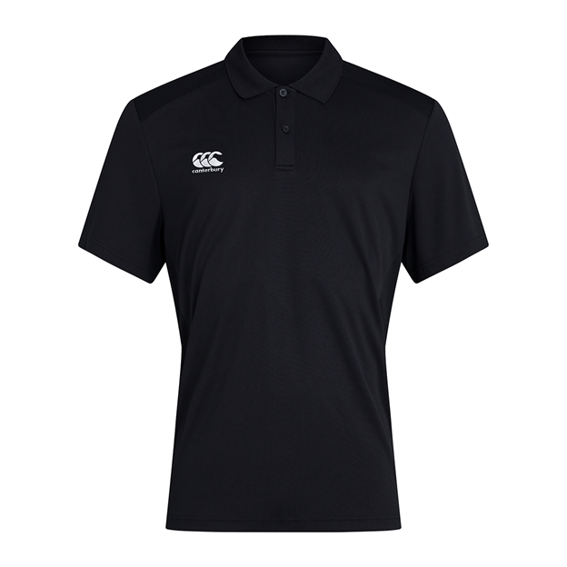 Canterbury Club Training Polo Black Kids - Front