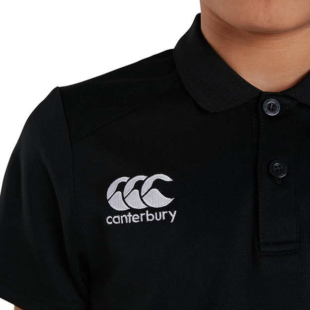 Canterbury Club Training Polo Black Youths - Detail 1