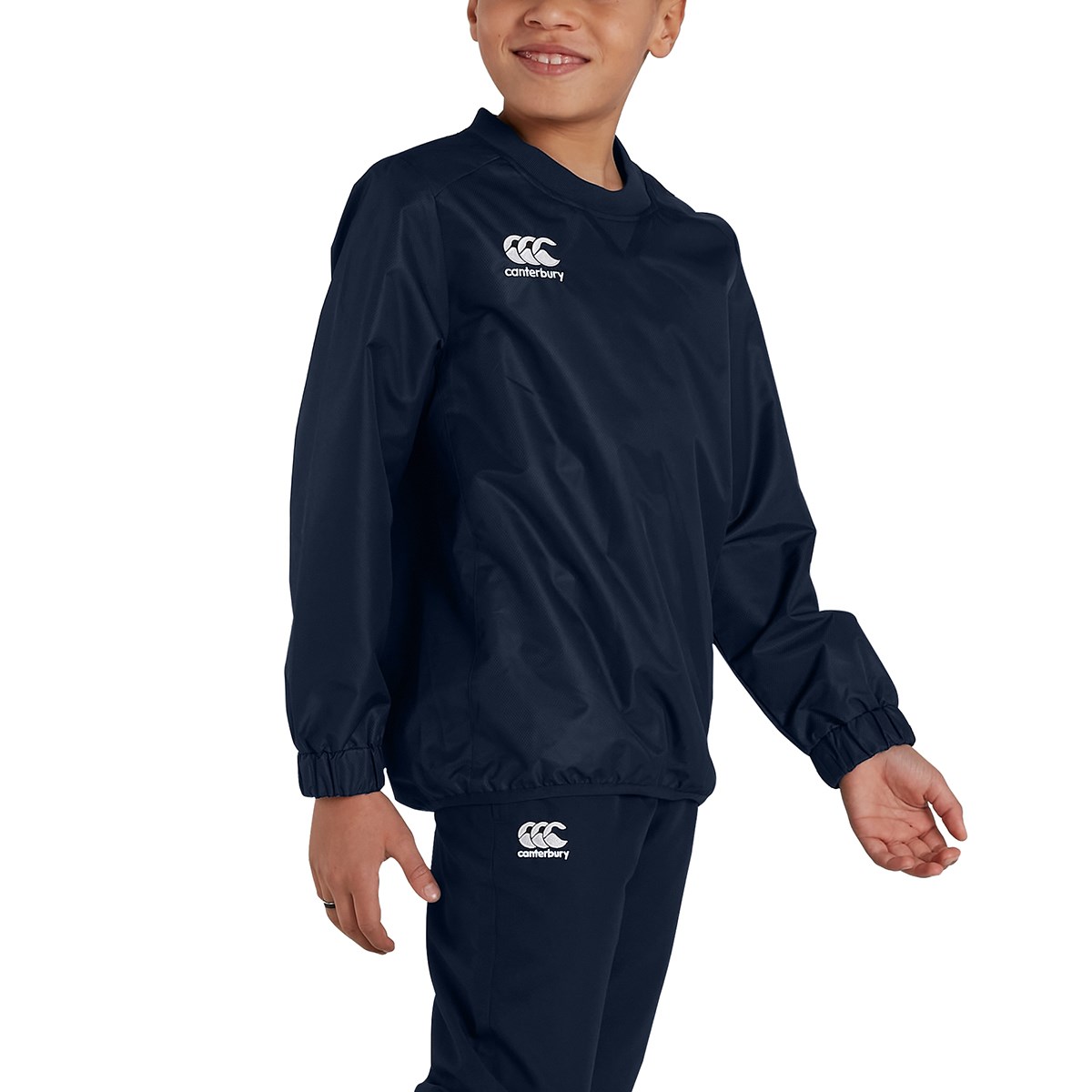 Canterbury Club Vaposhield Contact Top Navy Kids - Front