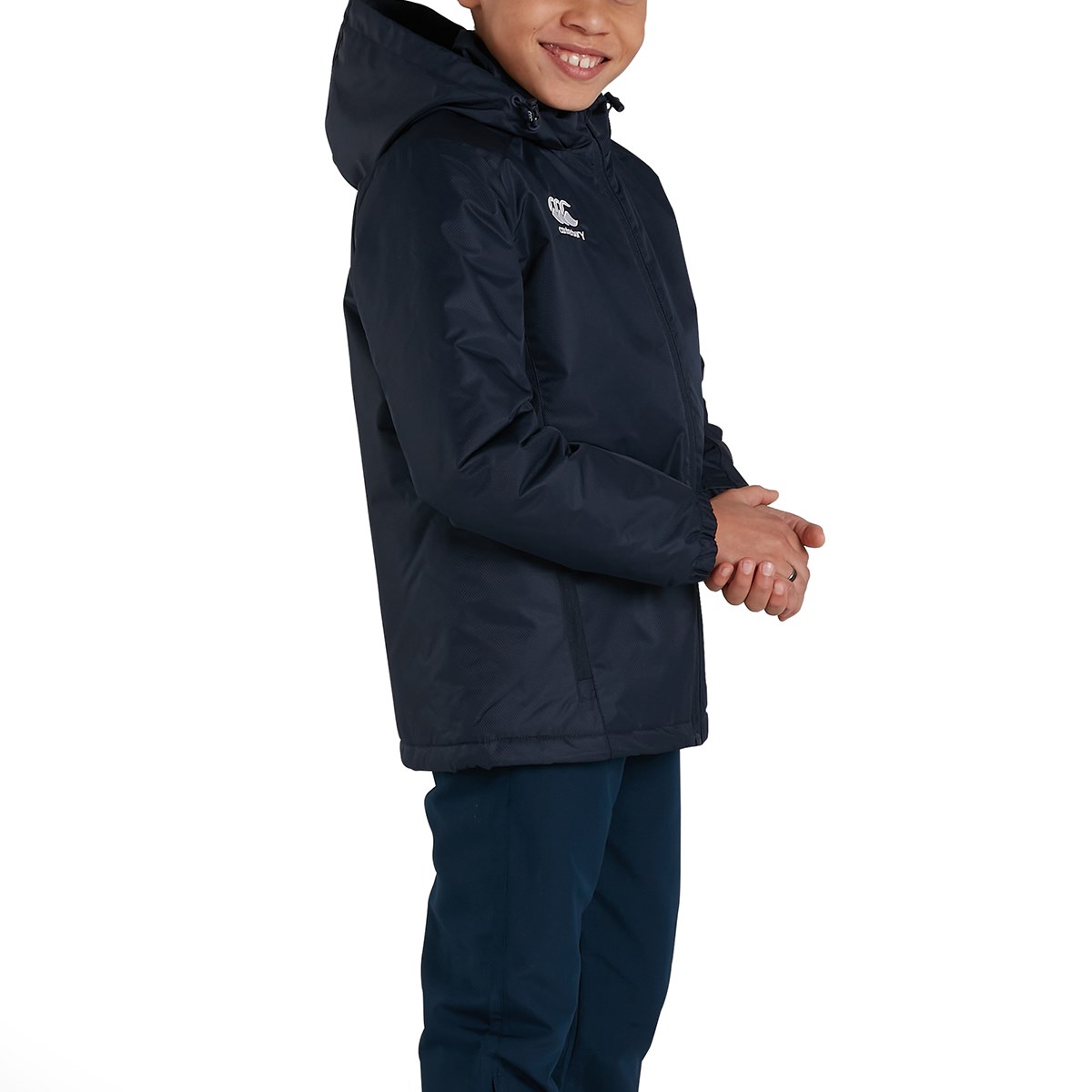 Canterbury Club Vaposhield Stadium Jacket Navy Kids - Front