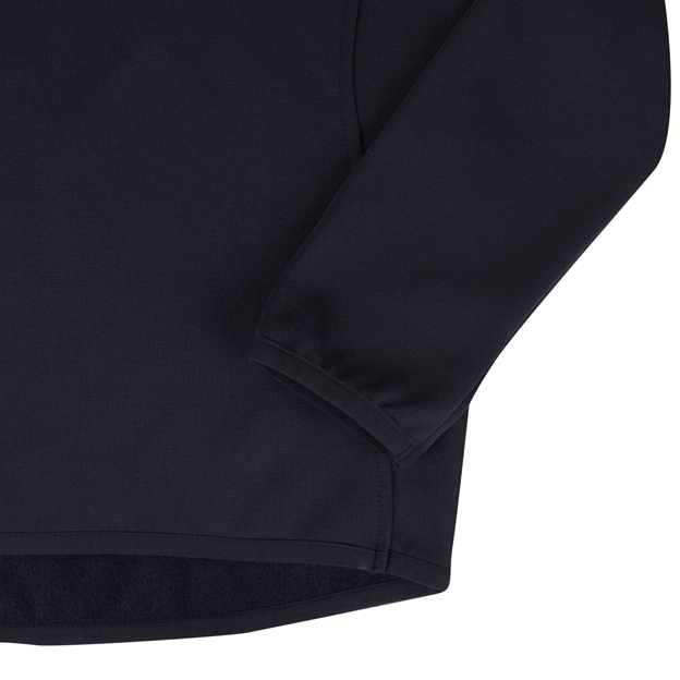Canterbury Club 1/4 Zip Mid Layer Training Top Black Kids - Hem