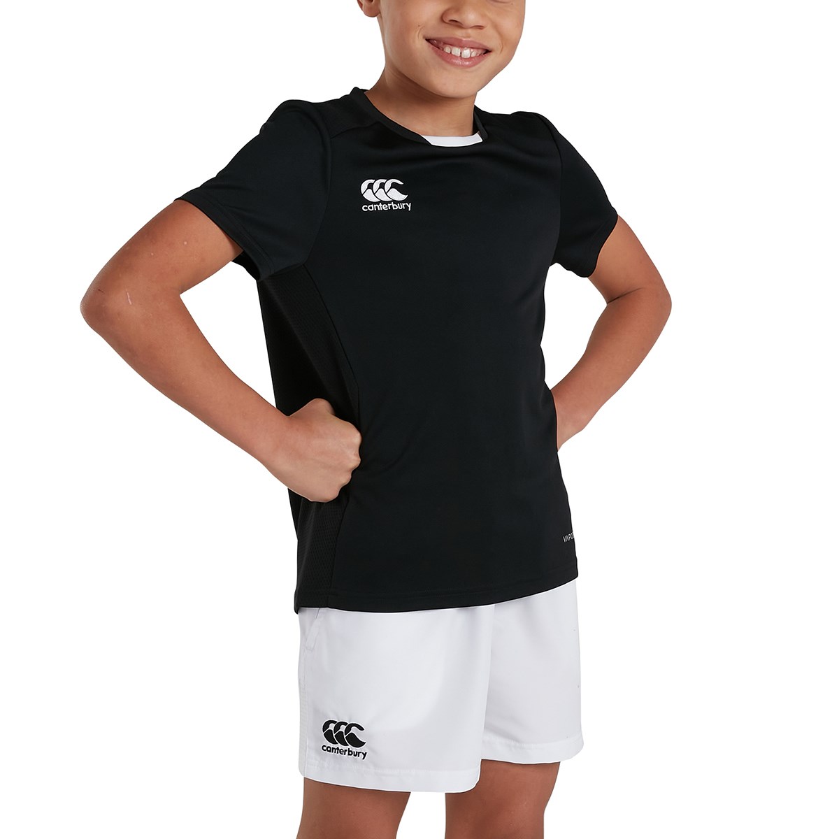 Canterbury Club Training Tee Black Kids - Front