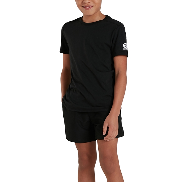Canterbury Club Plain Tee Black Kids - Model