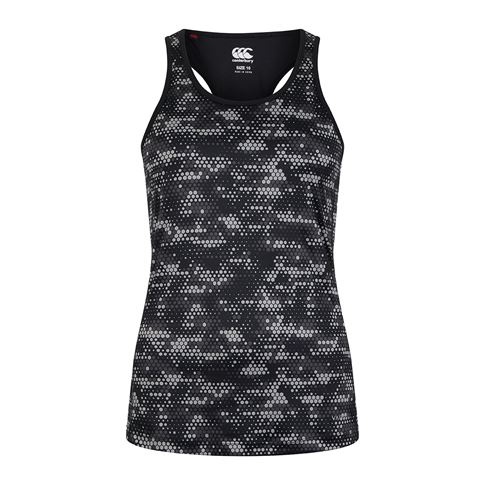 Canterbury Womens Vapodri Racerback Vest - Frost Grey - Front