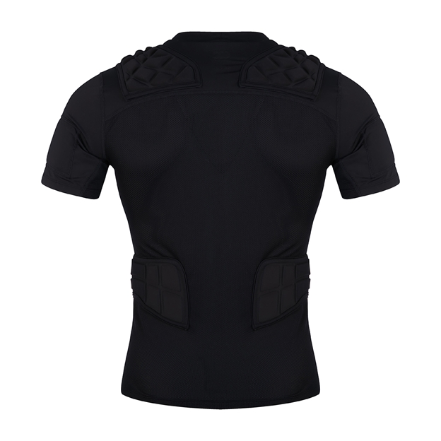 Canterbury Adults Elite Rugby Shoulder Pads - Black - Back