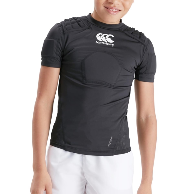 Canterbury Kids Pro Rugby Shoulder Pads - Black - Model 2