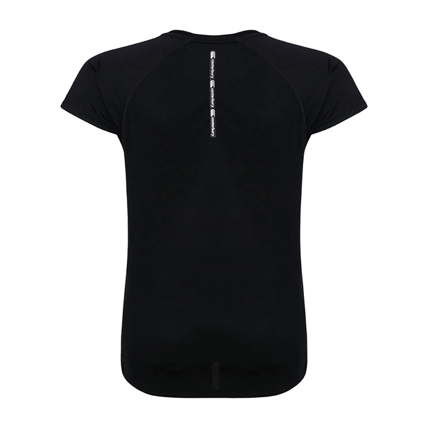 Canterbury Womens Vapodri Superlight Tee - Black - Back