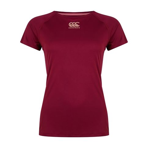 Canterbury Womens Vapodri Superlight Tee - Purple Potion - Front
