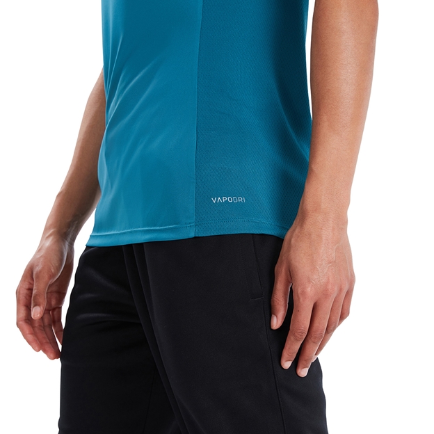 Canterbury Womens Superlight Graphic Training Tee - Blue Coral -