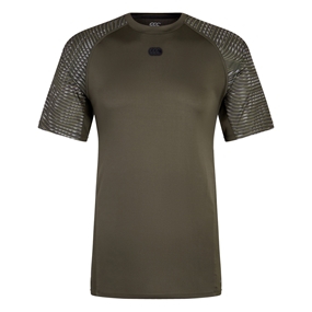 Canterbury Mens Vapodri Superlight Graphic T-Shirt - Forest - Fr