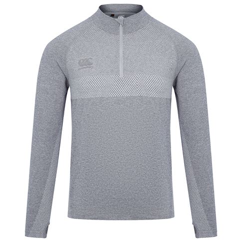 Canterbury Mens Seamless 1st Layer Top - Classic Marl - Front