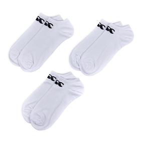 Canterbury Adults 3 Pack Trainer Socks - White - 3 Pairs