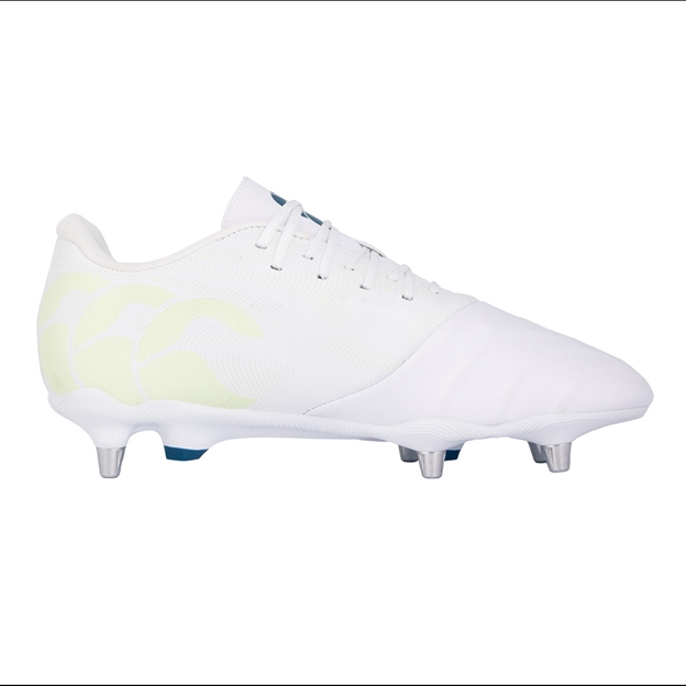 Canterbury Adults Phoenix Genesis Team Rugby Boots - White - Inn