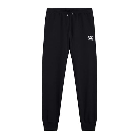 Canterbury Cuffed Sweat Pants Black - Front