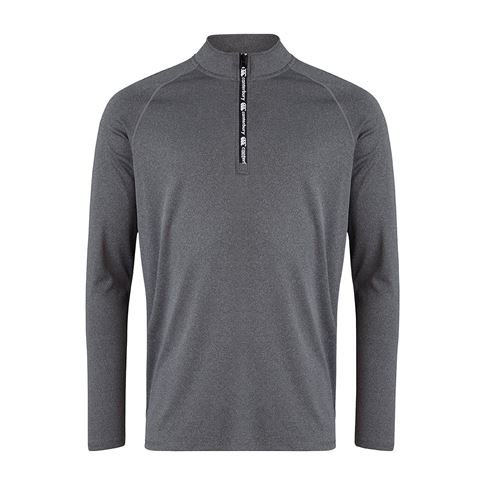 Canterbury Mens Vapodri 1st Layer Top - Medium Grey Marl - Front