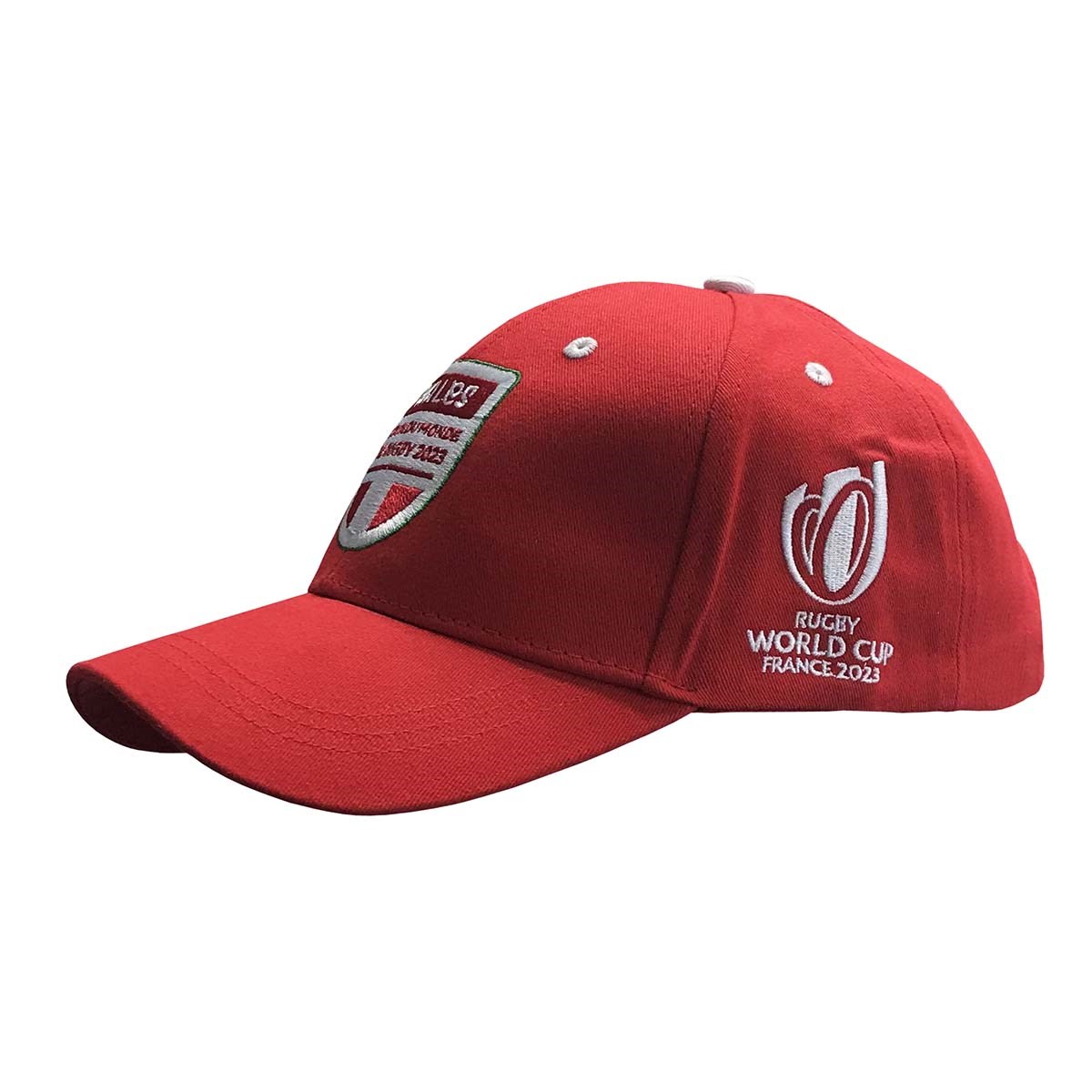 Adults Wales Rugby World Cup 2023 Cap - Red - Front