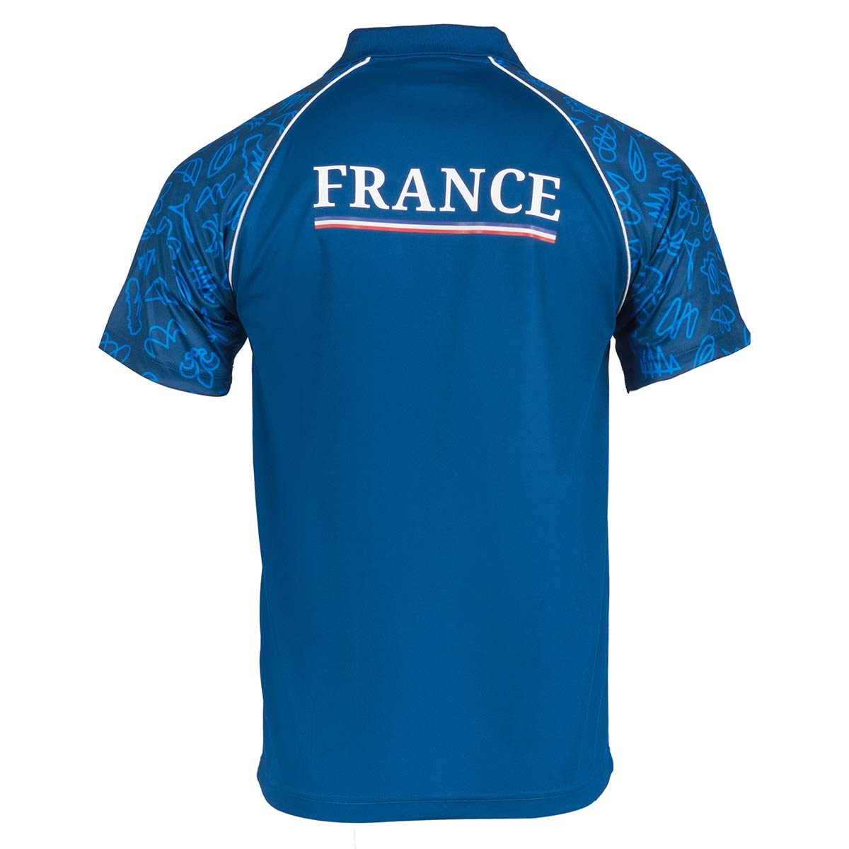 Mens France Rugby World Cup 2023 Polo - Navy - Front