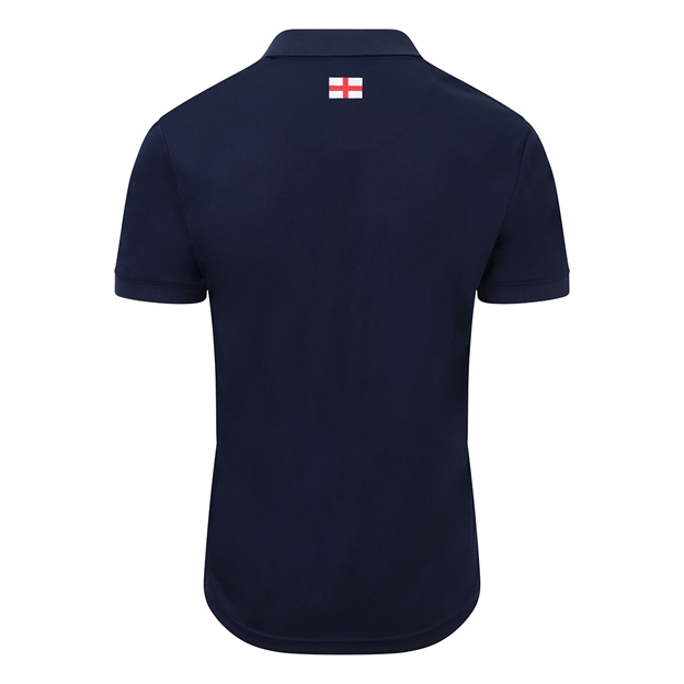 England X Rugby World Cup 2023 Mens Lightweight Polo - Navy - Ba