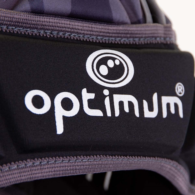 Optimum Razor Headguard Silver - Logo