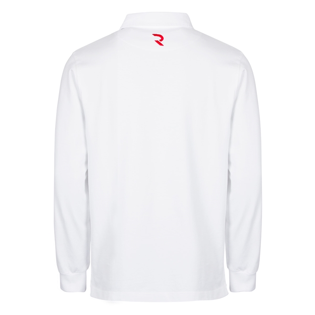 Rugbystore England 1871 Mens Rugby Shirt - Long Sleeve White - B