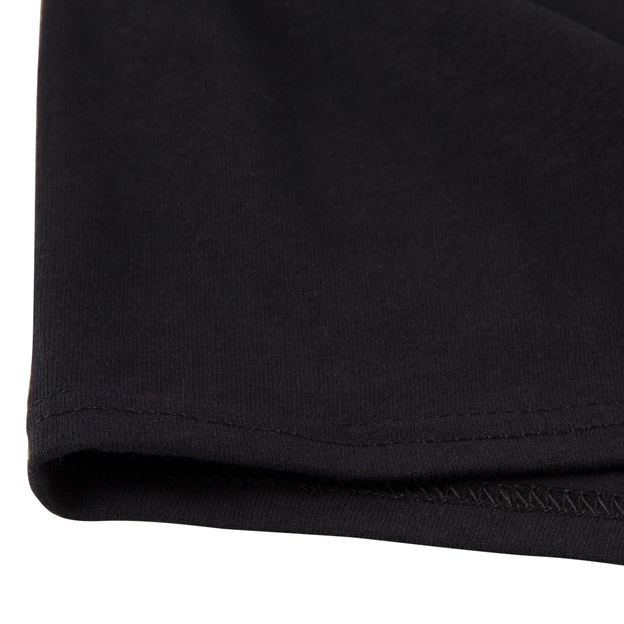 New Zealand Kids Classic Printed T-Shirt - Black - Hem