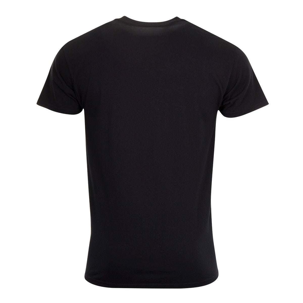 New Zealand Mens Classic Printed T-Shirt Black - Front