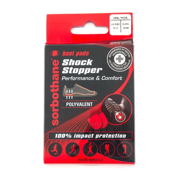 Sorbothane Shock Stopper Heel Pads - Front