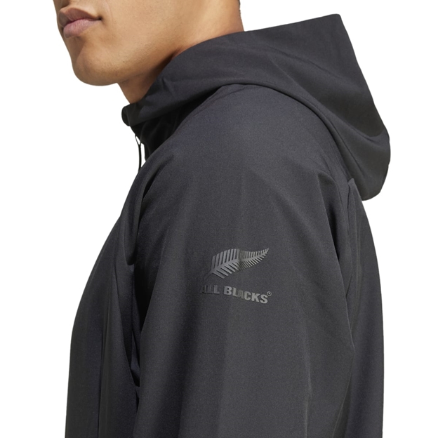 All Blacks Mens ZNE Full Zip Hoodie - Black
