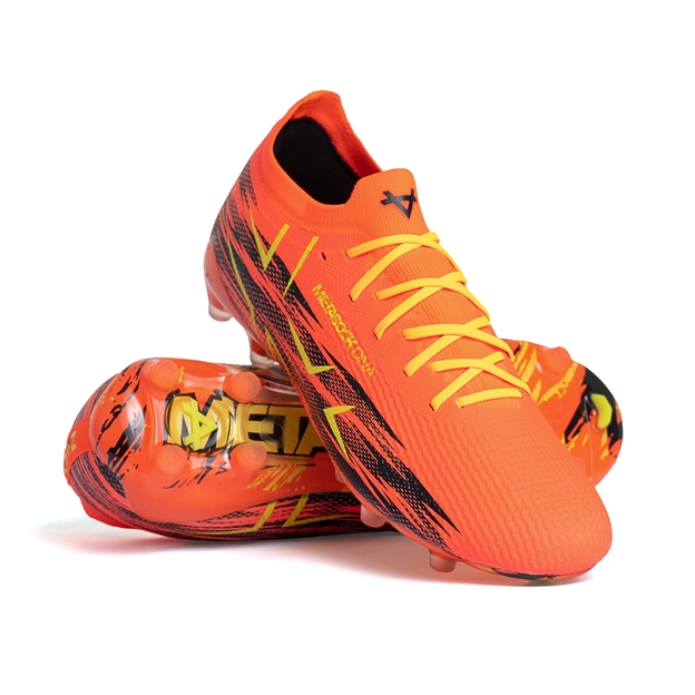 Oxen Adults Metasock All Ground Rugby Boots Orange Blaze - Front