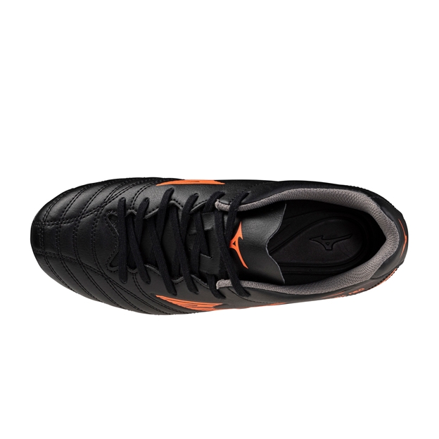 Mizuno Kids Monarcida Neo III Select Firm Ground Rugby Boots Bright Black - Top View