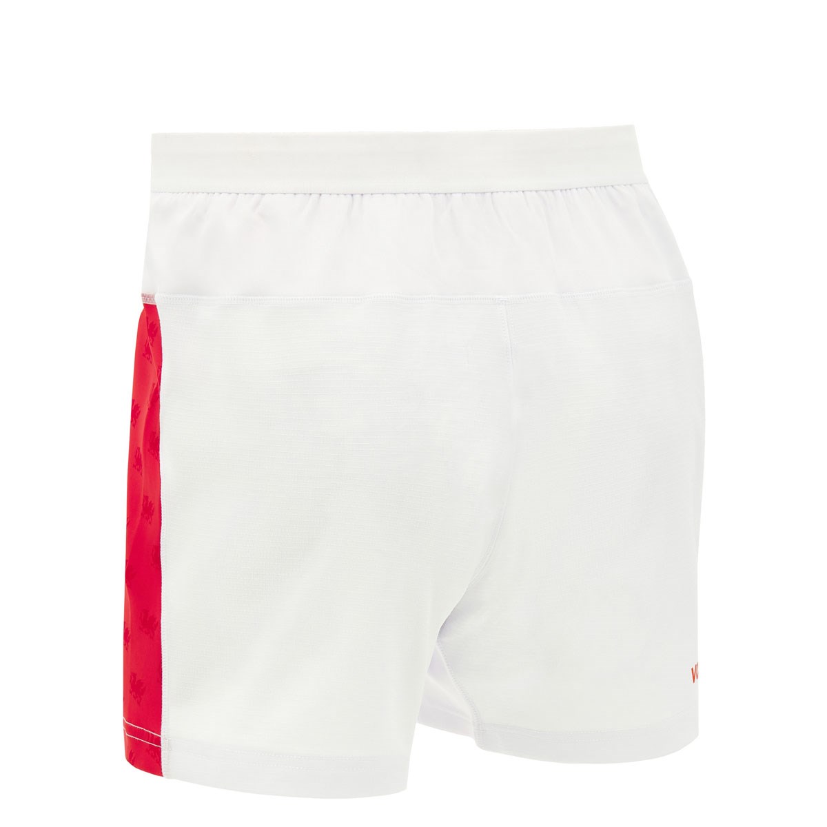 Wales Kids Home Rugby Shorts 26/27 White - Front View
