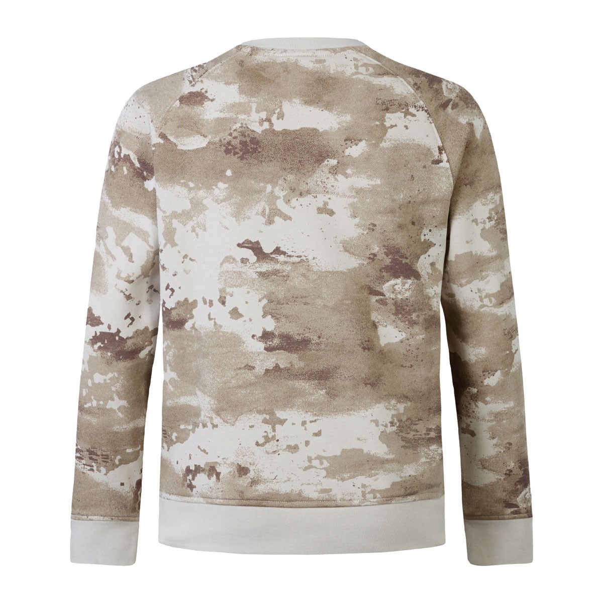 British and Irish Lions Junior Camo Crew Jumper Taupe - Front