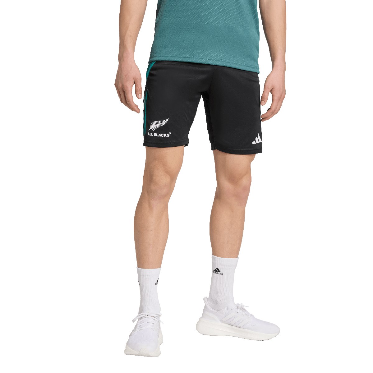 All Blacks Mens Gym Shorts 25/26 Black - Front
