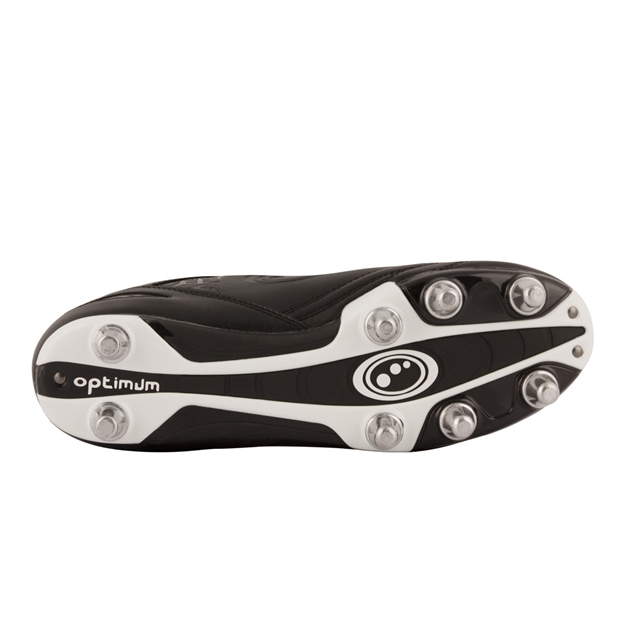 Optimum Razor Rugby Boot - Black and Silver - Sole