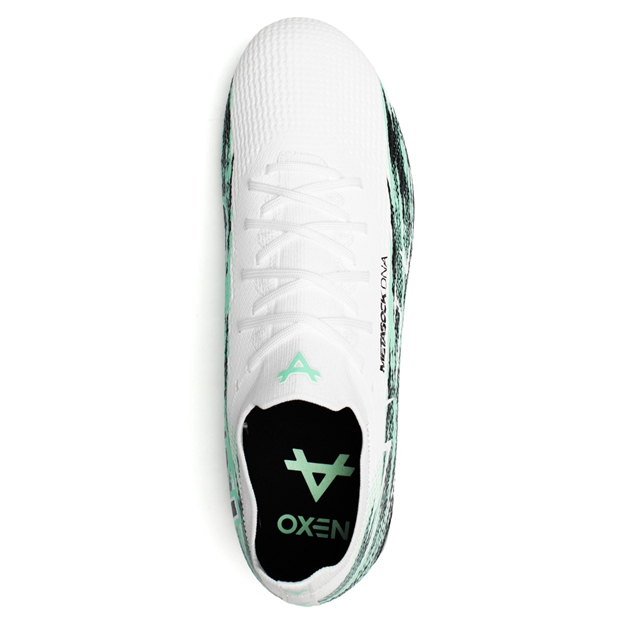 Oxen Adults Metasock Soft Ground Rugby Boots Cool Mint - Top