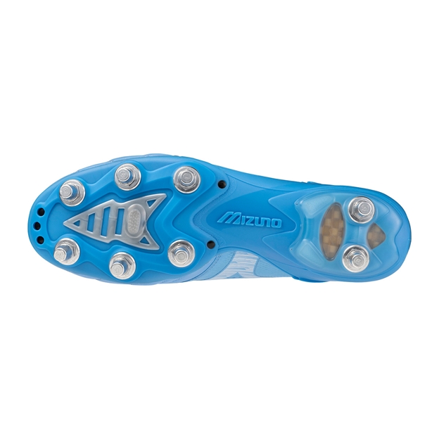 Mizuno Adults Morelia Neo IV Βeta Elite SI SG Rugby Boots Unity Sky - Soleplate