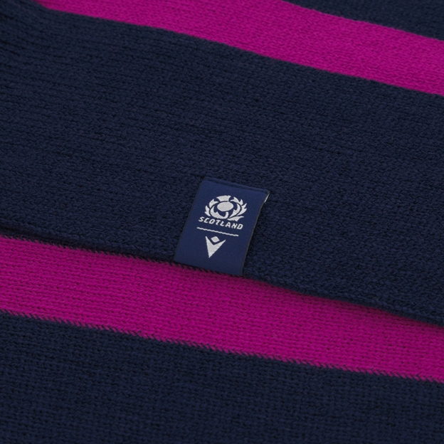 Scotland Traditional Scarf 25/26 Navy - SRU Thistle Tag