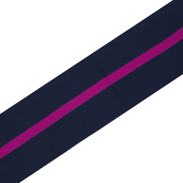 Scotland Traditional Scarf 25/26 Navy - Stripe Pattern