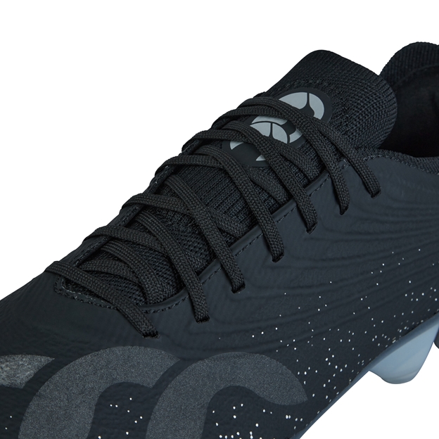 Canterbury Adults Stampede Elite Soft Ground Rugby Boots - Black