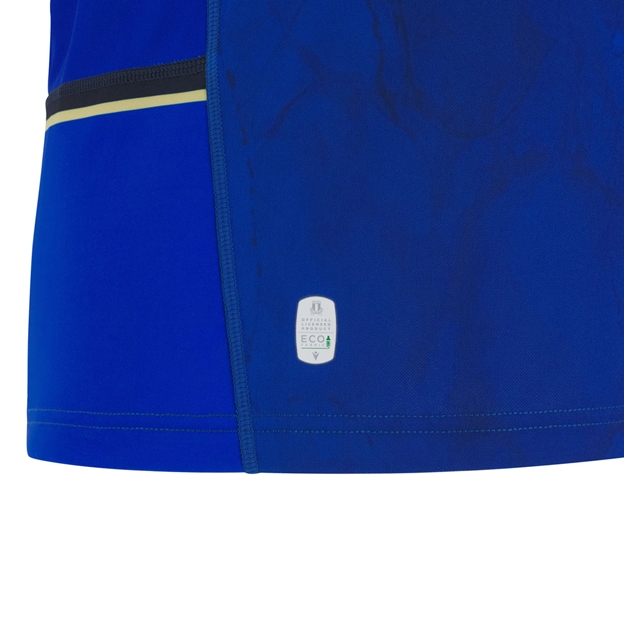 Italy Junior Home Rugby Shirt 25/26 Short Sleeve Blue - Official Product
